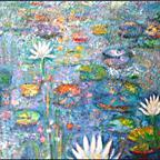 "Water Lilies" - oil